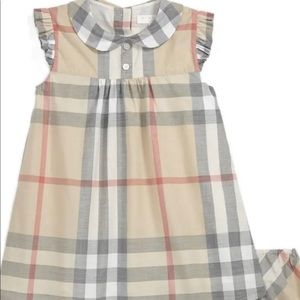 Burberry Infant Davina Dress / Bloomer Set - 6 months